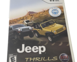 Jeep Thrills (Nintendo Wii, 2008) Complete Video Game - $11.30