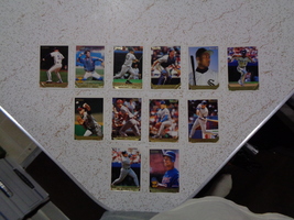 1993 Topps Baseball Card lot of 12, Gold parallel only, Mint.  - £6.18 GBP