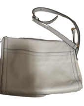 Fossil White Pebbled Leather Zipper Closure Crossbody Bag - $357.51 MXN