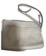 Fossil White Pebbled Leather Zipper Closure Crossbody Bag - $356.53 MXN