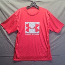 Under Armour Men&#39;s Boxed Sportstyle Short-Sleeve T-Shirt Red Sz M Loose - $11.07