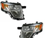 FIT FORD EDGE 2007-2010 SE SEL LIMITED HEADLIGHTS HEAD LIGHTS LAMPS PAIR... - £131.29 GBP