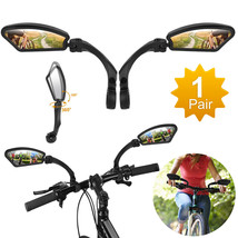 1Pair Bicycle Rear View Mirror 360 Rotation Adjustable Hd Anti-Shock Gla... - $31.34