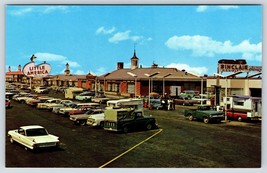 Postcard Little America WY Holding&#39;s Little America Sinclair Gas Old Cars #3 - £4.03 GBP