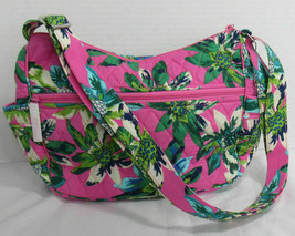 Vera Bradley Women Purse Bag Handbag on the go Crossbody TROPICAL PARADISE new - £75.06 GBP