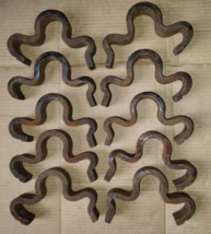 10 Vintage Used Iron Railroad Anchors Braces As Shown - $28.03 CAD