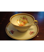 Bavaria Jaeger Co., Germany, Golden Crown ER1886, Orchard, 6 cups & saucers[92B] - £108.60 GBP