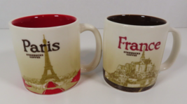 Starbucks Global Icon Collector ESPRESSO DEMITASSE Cup S/2 FRANCE PARIS ... - $24.70