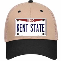 Kent State Novelty Khaki Mesh License Plate Hat - £22.79 GBP