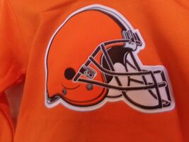 "CLEVELAND BROWNS" Orange Sewn NWT Pullover Sweatshirt YOUTH Size(M) Ret... - $17.08