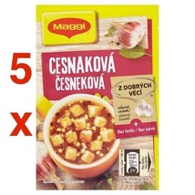 Maggi CESNAKOVA Garlic &amp; Marjoram Soup -Pack of 5 -FREE US SHIPPING - $9.89
