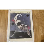 Vogue Conde Nast July 15, 1914 Art Deco Fashion Magazine Poster Cardboar... - $9.56 CAD