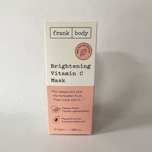 Frank Body ~ Brightening Vitamin C Mask ~ Full Size 1.69 fl oz /50 mL NIB - $9.84