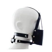 PU Leather Mouth Gag with Solid Soft Ball - €22,12 EUR