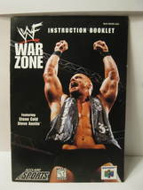 Nintendo 64 / N64 Video Game Instruction Booklet: WWF War Zone - £2.35 GBP