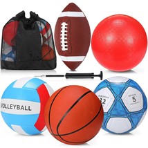 7 Pieces Sports Balls Set, Christian Charity Donation Supplies Christmas... - £70.26 GBP