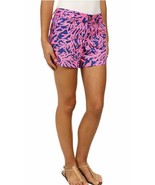 NEW Size 0 Lilly Pulitzer 5&quot; Callahan Shorts Tropical Pink &quot;Did You Catc... - $639.33 MXN