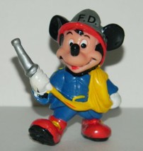 Walt Disney Mickey Mouse as a Fireman PVC Figure Applause 1986 NEW UNUSED - £6.16 GBP