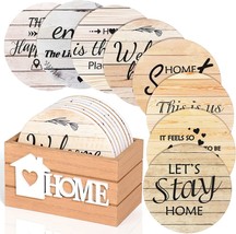 Billbotk House Warming Gifts For New Home, Farmhouse Coasters Set Of, Ho... - €39,32 EUR