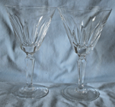 Waterford Sheila Cut Water Stem Goblet 7&quot;, Pair - £34.59 GBP