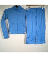 Nike Women&#39;s Tracksuit Coat XS 0-2 &amp; Capri Pant XS 0-2 Blue White - $47.52 CAD