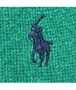 Polo Ralph Lauren Green Lambswool Sweater Pony Vintage 1980s Mens XL Run... - £26.76 GBP