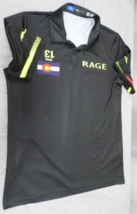 EUC CLEAN DESIGNER RAGE CYCLING PULLOVER BLACK JERSEY SHIRT SIZE MEN'S S... - $31.83