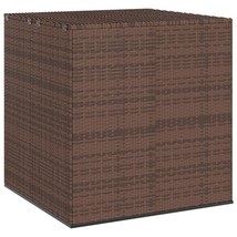 vidaXL Patio Cushion Box PE Rattan Brown - £286.49 GBP