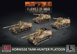 German Hornisse/ Hummel Tank-Hunter Platoon Gbx182Flames Of War - $65.00