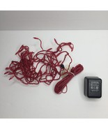 IKEA Strala String of 40 Red Christmas Lights 29&quot; 8.9m - £19.54 GBP
