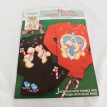 Daisy Kingdom Merry Kiss-Mas No-Sew Fabric Applique Mistletoe Kissing Christmas - $5.95
