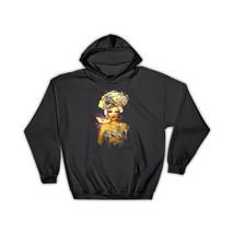African Woman Portrait Profile : Gift Hoodie Ethnic Art Black Culture Ethno - £28.46 GBP