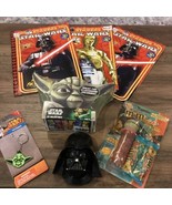 7 Items Star Wars  Lot , Coloring Books,Valentines,Key Chain,Darth Vadar... - $10.89