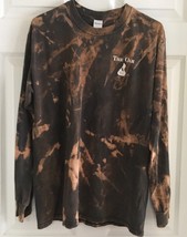 Vintage The Oar Block Island tie dyed Brown Pullover Long Sleeve T-shirt... - £11.86 GBP