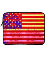 USA 16&quot; Laptop Sleeve - American Flag Laptop Sleeve - Colorful Laptop Sl... - £27.25 GBP