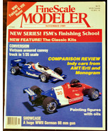 Magazine Fine Scale Modeler November 1989 Vol.7 No.7 A Huge WWII German - £6.72 GBP