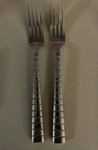 Pfaltzgraff Stainless 18/0 Atalya 2 Dinner Forks Flatware - £10.72 GBP