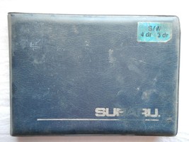 1988 88 Subaru Owner&#39;s Manual  - $10.39