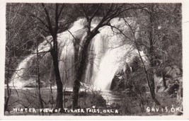 Turner Falls Davis Oklahoma OK Winter View Real Photo RPPC Postcard A12 - £2.29 GBP