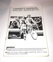 Huffy Bicycles Owner&#39;s Manual for Derailleur-Equipped Bicycles. 1984 - £3.89 GBP