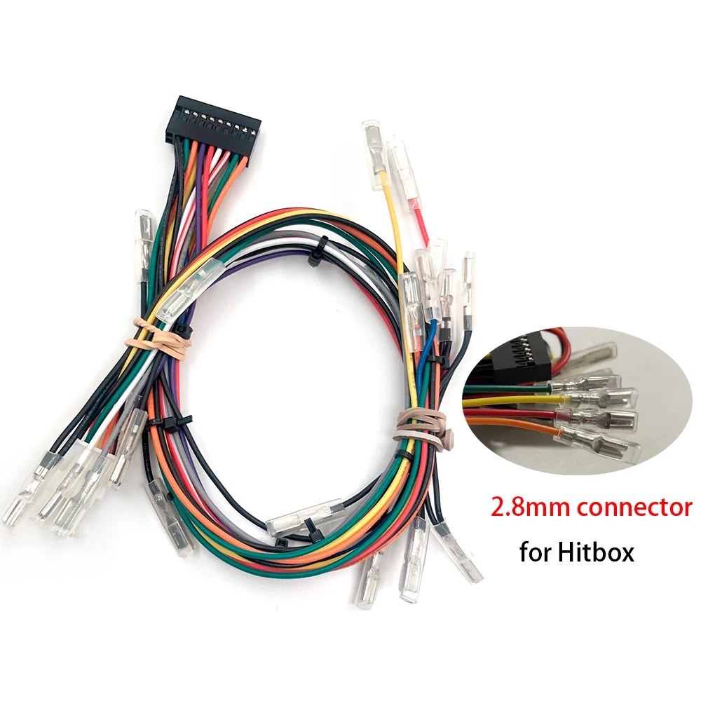 Quick Connect 20 pin Harness 0.110 Connectors for Brook Universal Fighting Stick - £83.53 GBP
