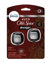 Febreze Car Vent Clip Air Freshener, Old Spice Swagger, .06 Fl. Oz, Pack of 2 - £10.18 GBP