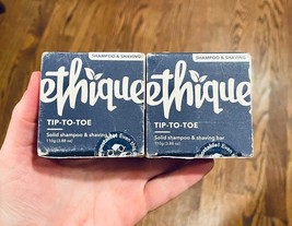 Ethique Tip To Toe Shampoo &amp; Shaving Bar 110g/3.88 Oz Free Shipping New In Box - £26.14 GBP