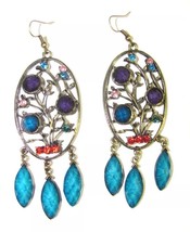 Crystal Chandelier Archaize Long Dangle Drop Earrings #6 - £8.75 GBP