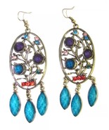 Crystal Chandelier Archaize Long Dangle Drop Earrings #6 - $14.92 CAD