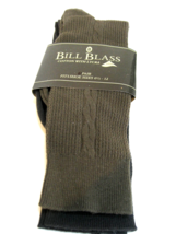 Men&#39;s Bill Blass 2 prs. cotton/lycra calf length socks fits size 6 1/2 -... - £7.85 GBP