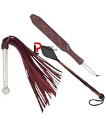 Cowhide Leather Flogger 50 Falls Spanking Paddle with 23-Inch Riding Cro... - €61,13 EUR Cowhide Leather Flogger 50 Falls Spanking Paddle with 23-Inch Riding Cro... - €61,13 EUR
