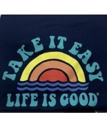 Life Is Good Kid&#39;s Large Long Sleeve Sunshirt UPF 50+ Sunset Design - $278.73 MXN