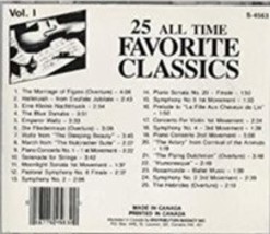 25 All Time Favorite Classics Cd - £8.45 GBP