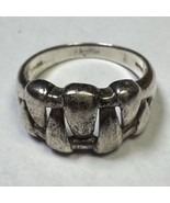 CNA Sterling Ring Basket Weave Design Sz 10 Vtg - €18,63 EUR
